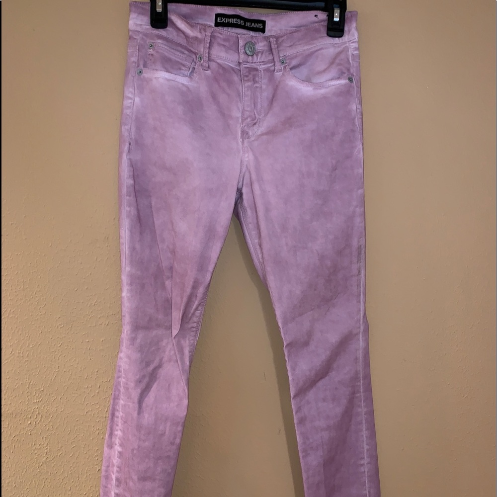 light purple skinny jeans
